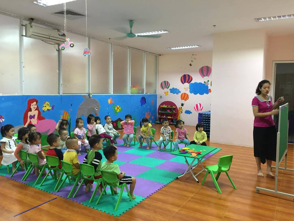 Hình ảnh thực tế trường mầm non Vườn Trẻ Thơ Thăng Long Garden