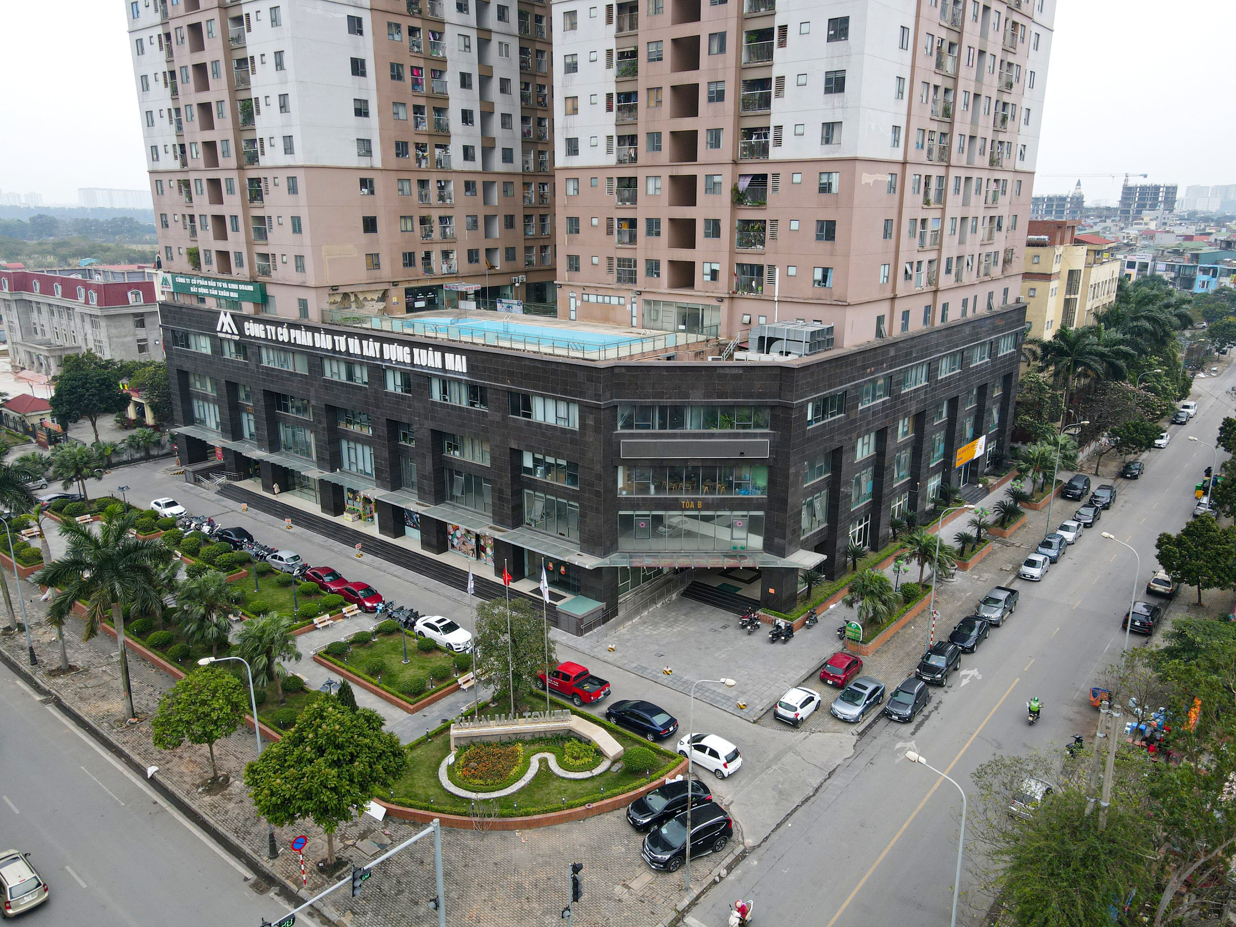 Hình ảnh thực tế trung tâm thương mại Xuân Mai Tower